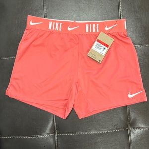 Girls Nike standard fit, dri fit shorts
